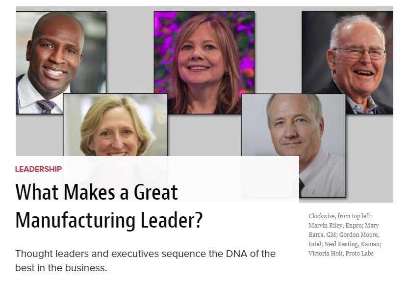 What Makes a Great Manufacturing Leader?