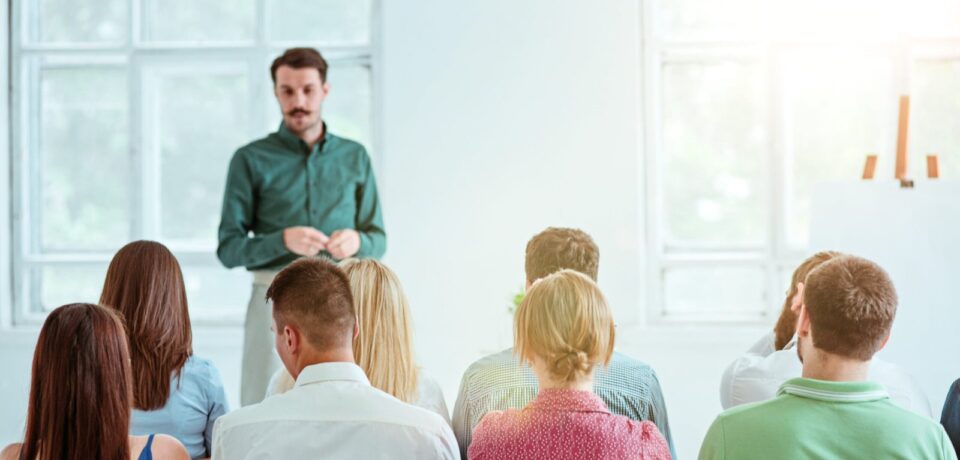 speaker-business-meeting-conference-hall-business-entrepreneurship-concept-min A Guide to Leadership Styles