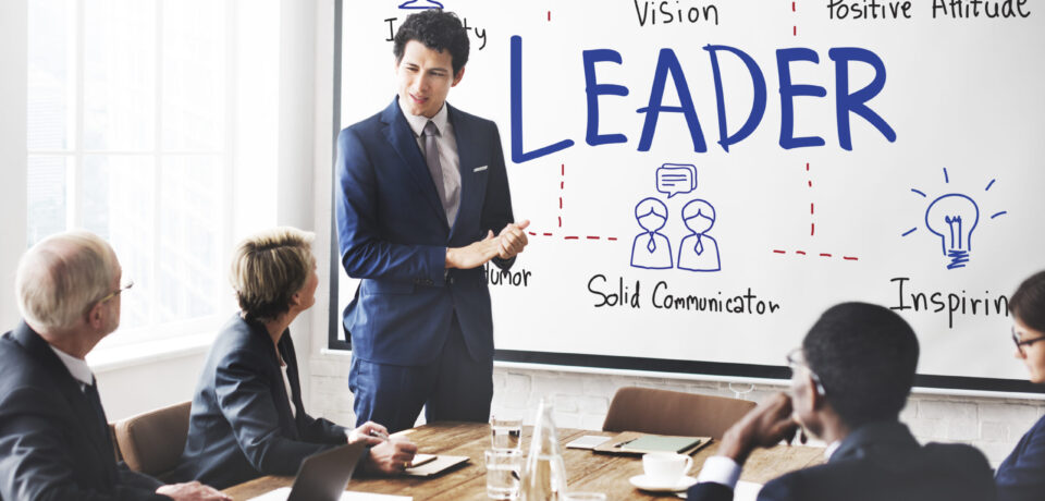 Leader Authority Boss Coach Director Manager Concept Leadership Training in Organizational